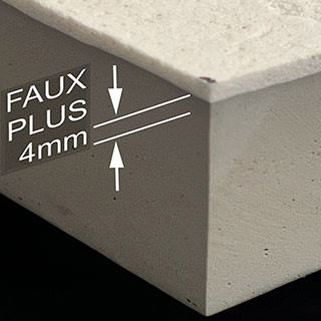 4mm thick vitreous faux