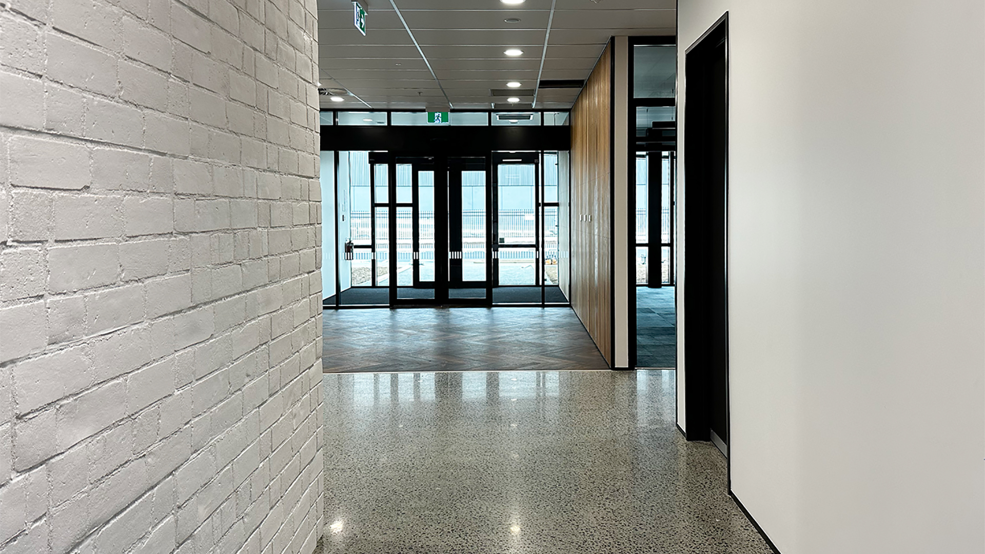 White brick feature wall at Cotton On Ltd